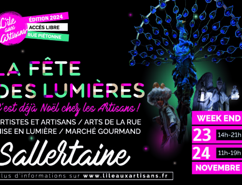 L’Ile Aux Artisans s’illumine à l’occasion de la Fête des Lumières !